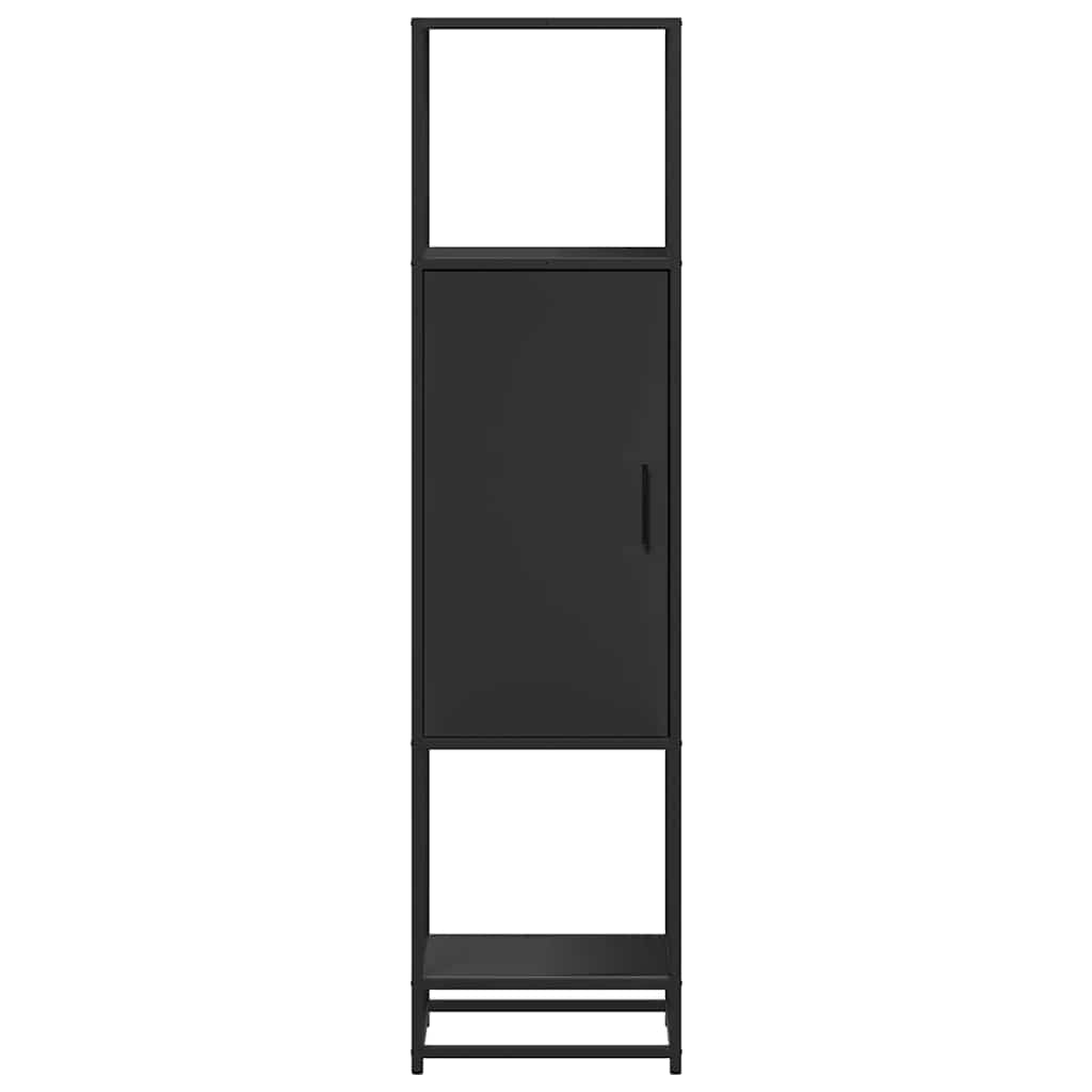 Highboard Black 35,5x35x139 cm Mediena ir metalas