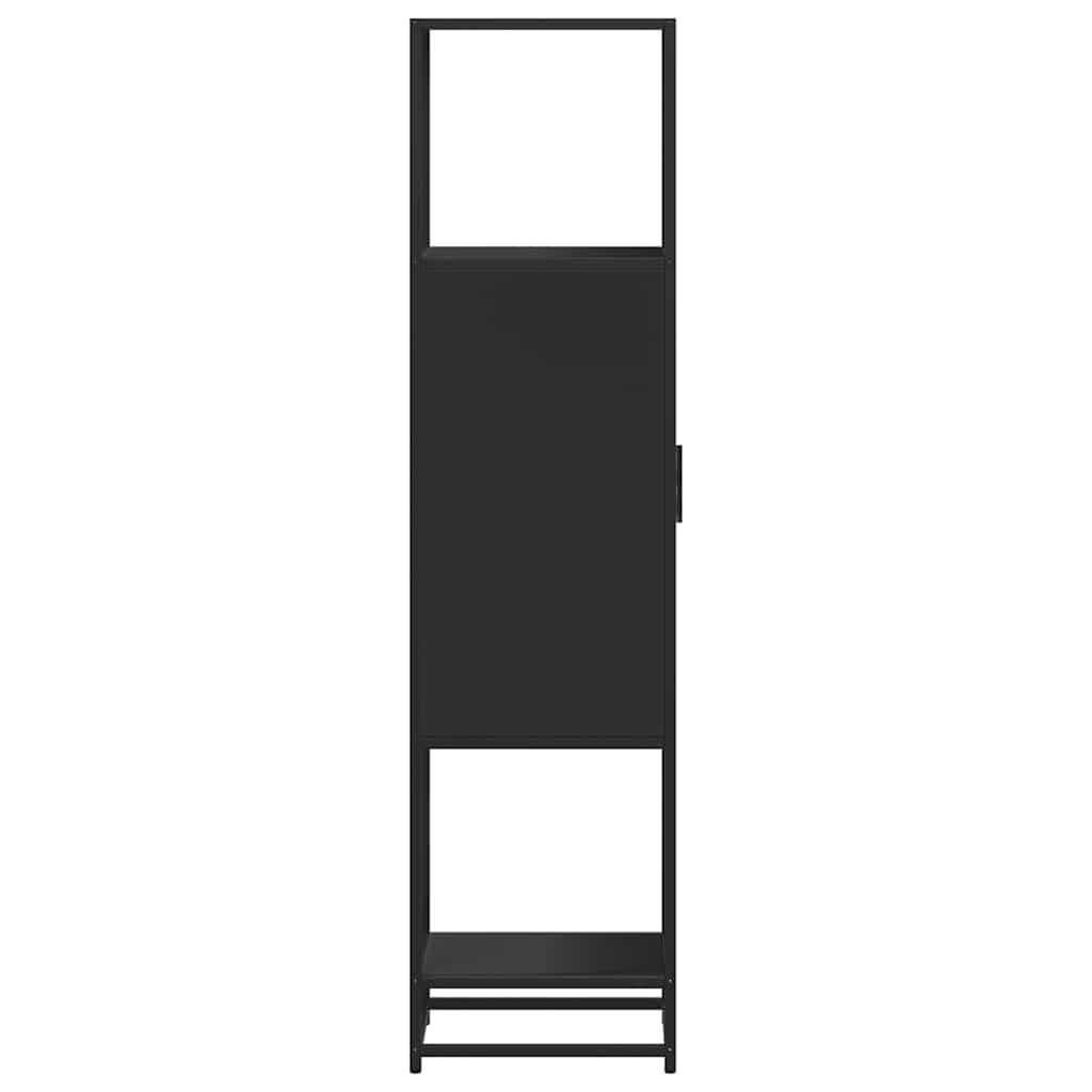 Highboard Black 35,5x35x139 cm Mediena ir metalas