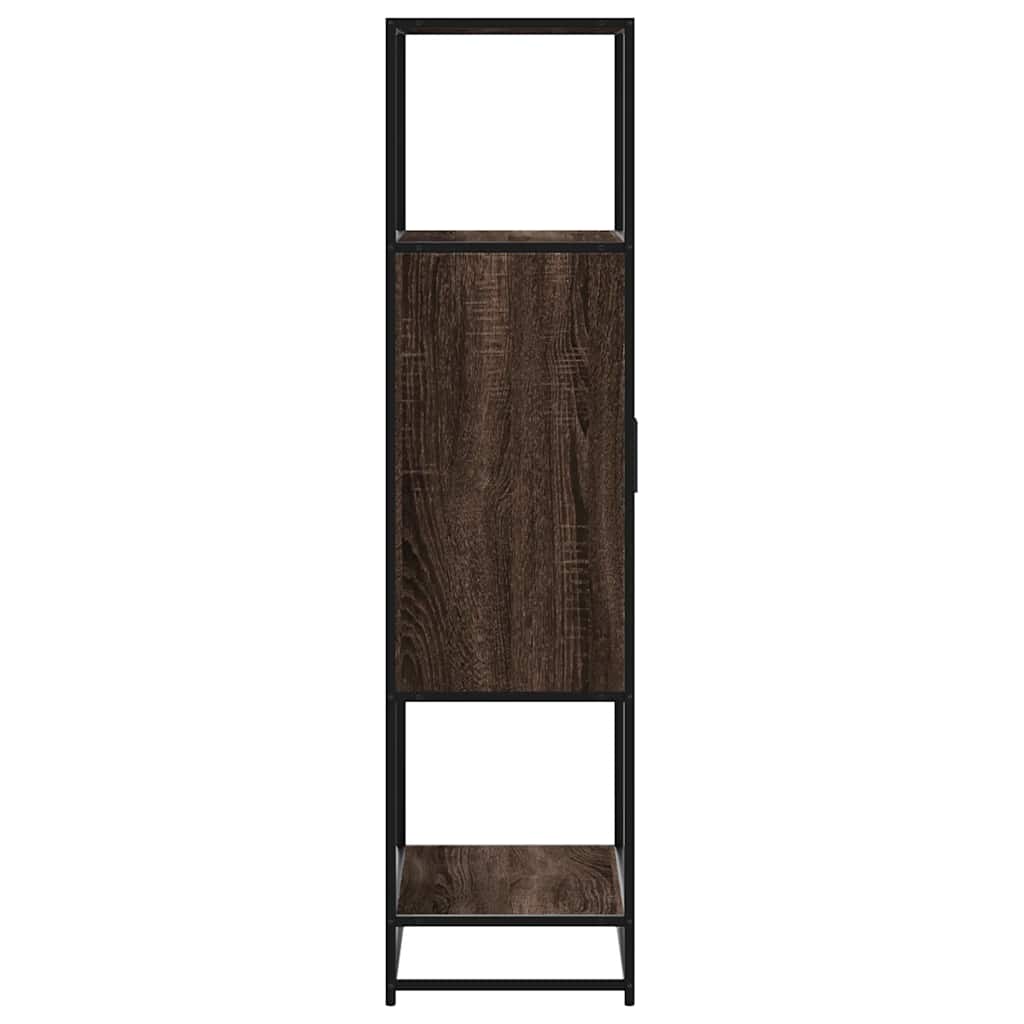 Highboard Rudas ąžuolas 68x35x139 cm Mediena ir metalas