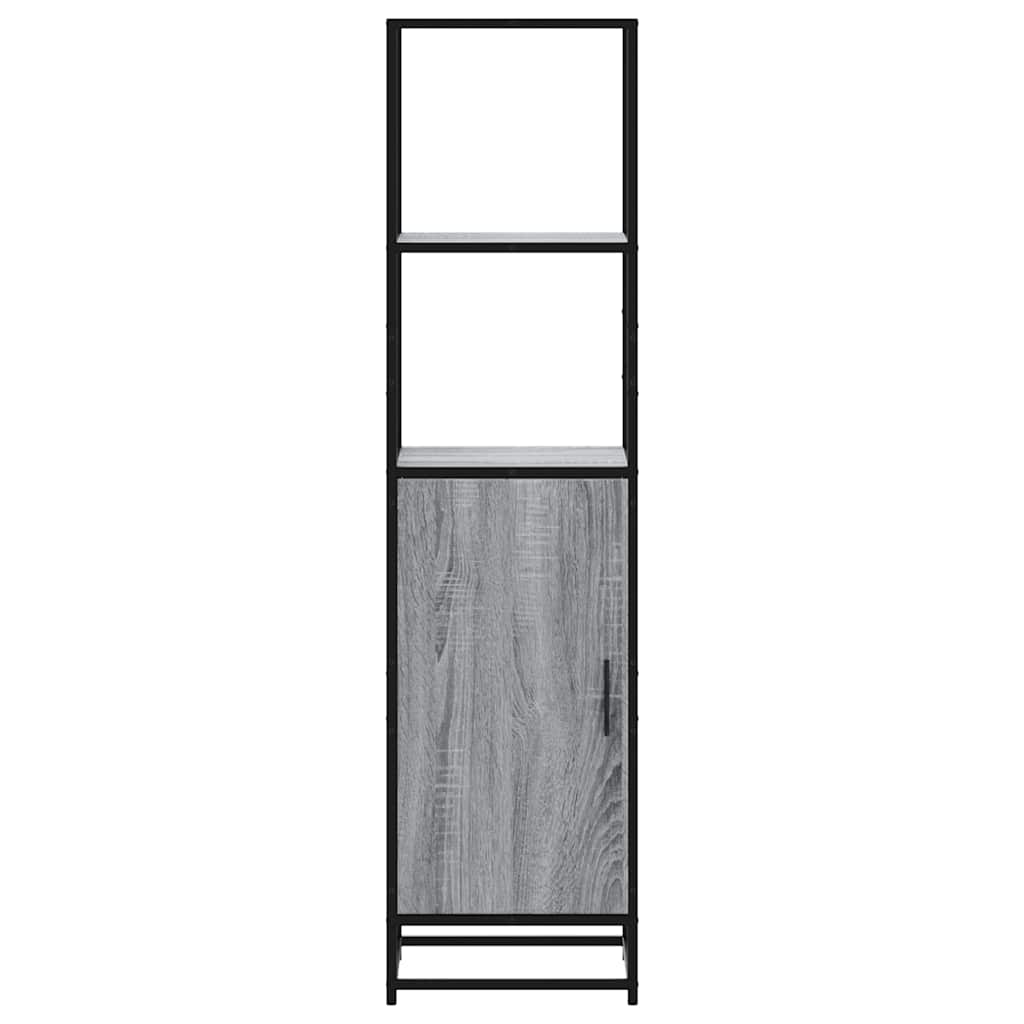 Highboard Gray Sonoma inžinerinis medis ir metalas