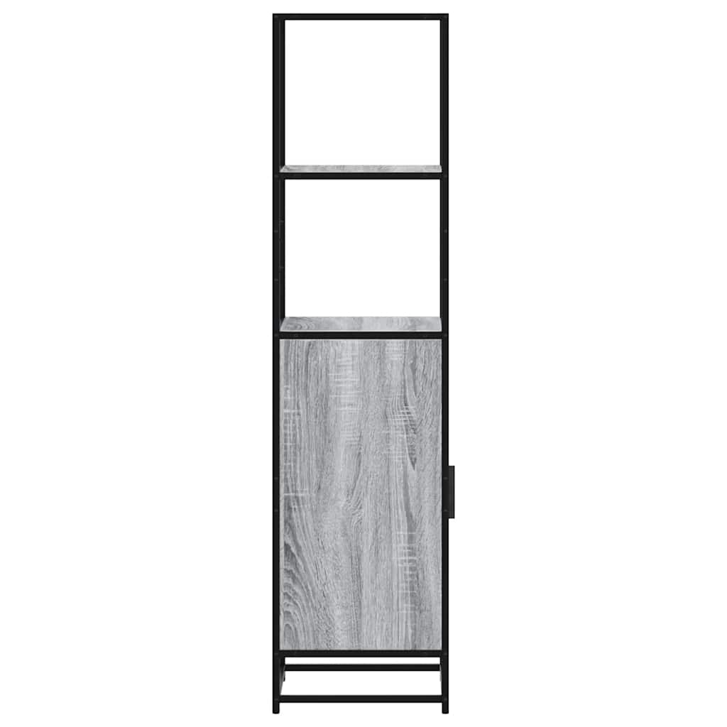 Highboard Gray Sonoma inžinerinis medis ir metalas