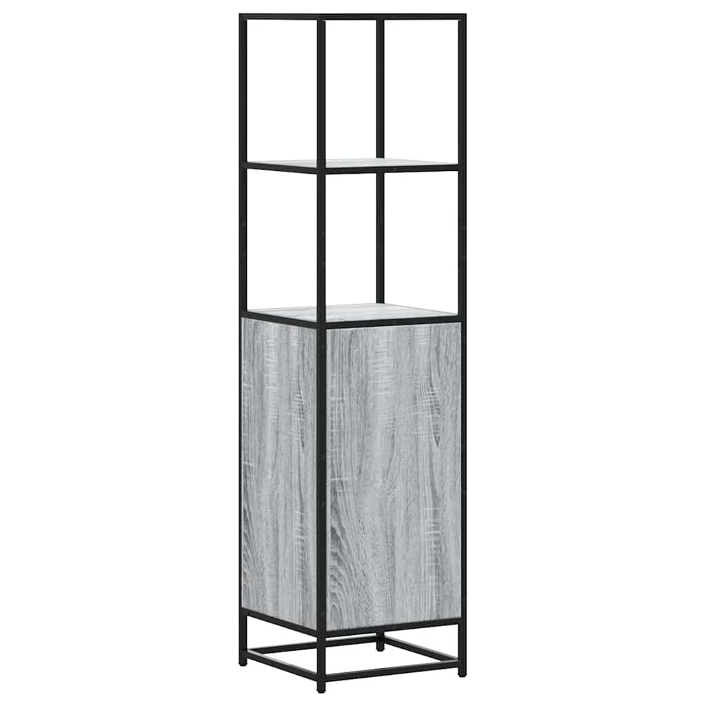 Highboard Gray Sonoma inžinerinis medis ir metalas