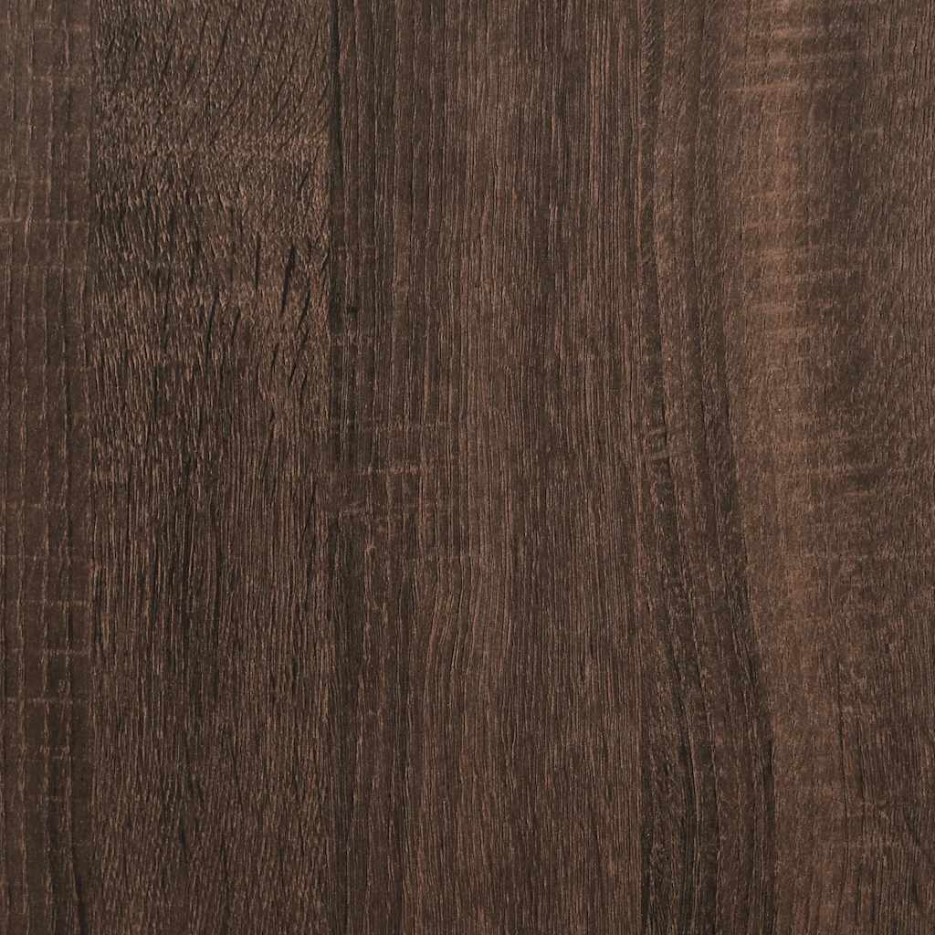 Highboard Rudas ąžuolas 68x35x139 cm Mediena ir metalas
