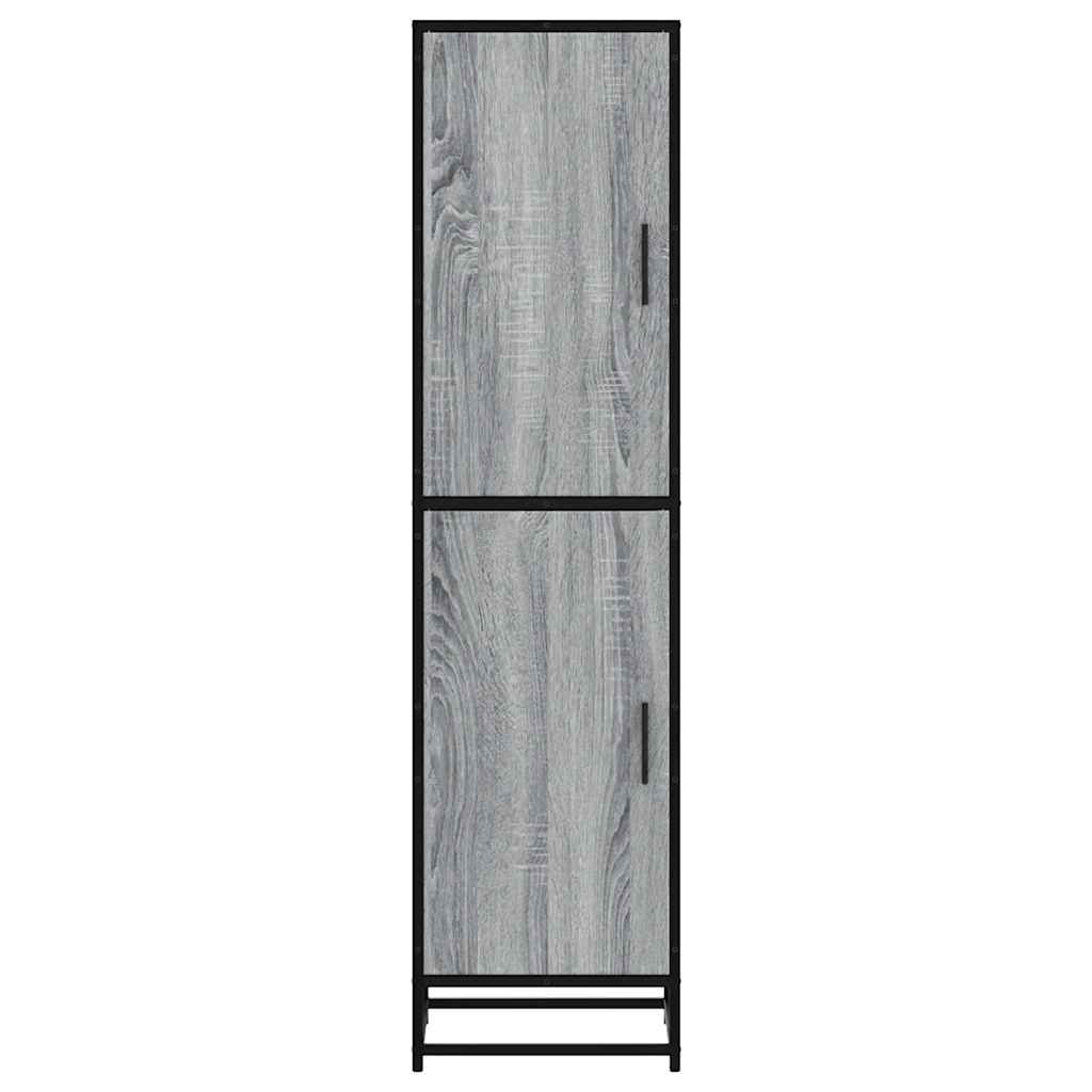 Highboard Gray Sonoma inžinerinis medis ir metalas