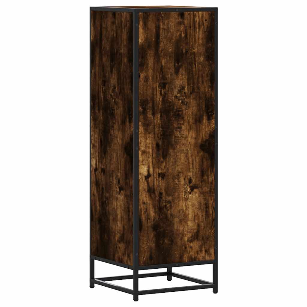 Highboard rūkytas ąžuolas 35,5x35x106,5 cm Mediena ir metalas
