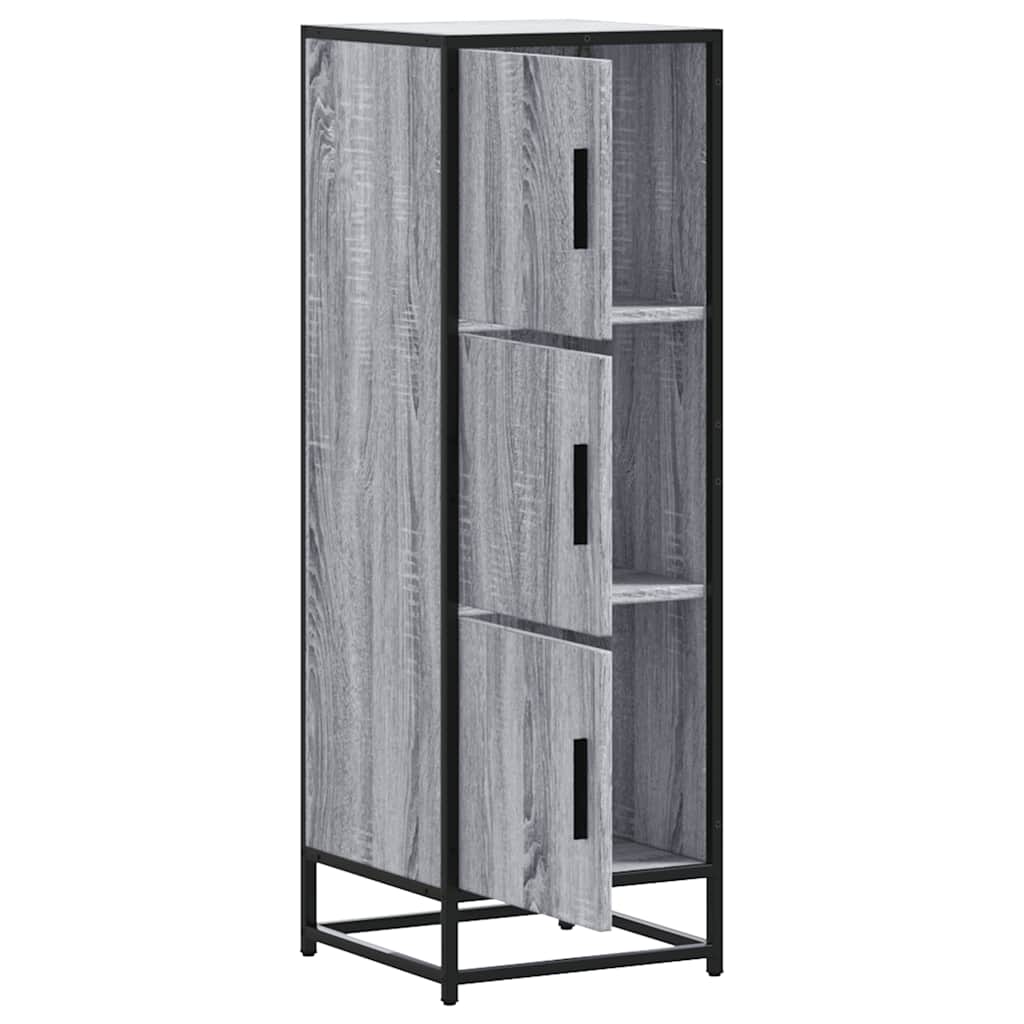 Highboard Gray Sonoma inžinerinis medis ir metalas