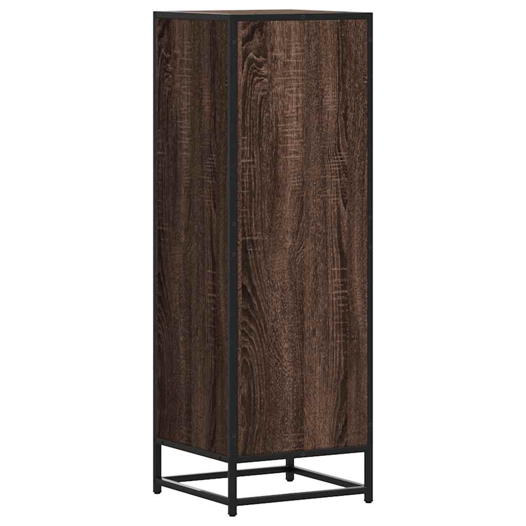 Highboard Rudas ąžuolas 35,5x35x106,5 cm Mediena ir metalas