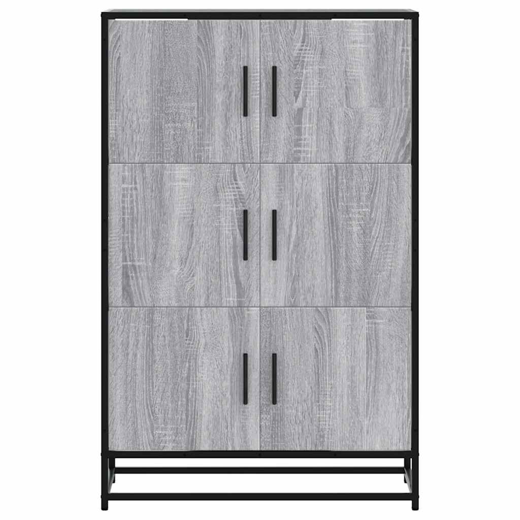 Highboard Pilka Sonoma Inžinerinė mediena ir metalas