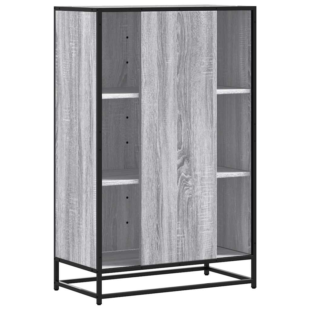 Highboard Pilka Sonoma Inžinerinė mediena ir metalas