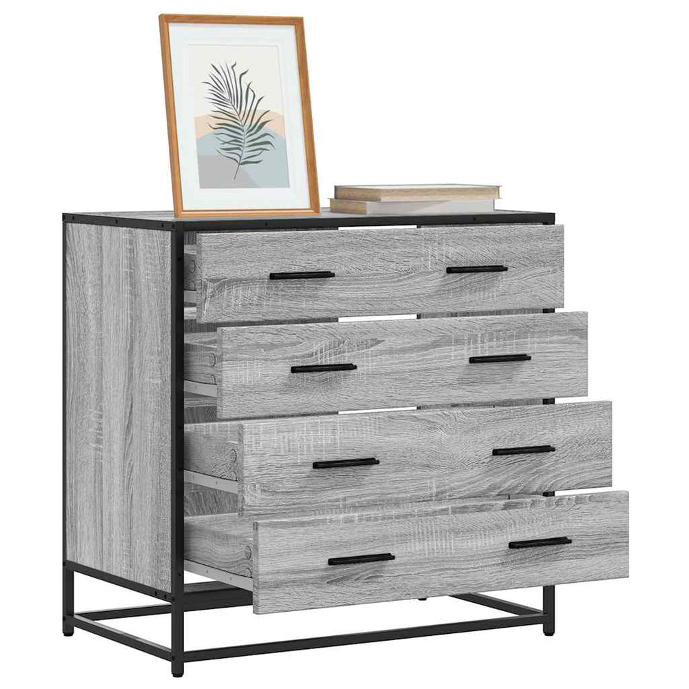 Stalčių spintelė Pilka Sonoma 70x41x70 cm Engineered Wood