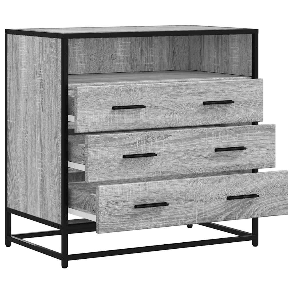 Stalčių spintelė Pilka Sonoma 70x41x70 cm Engineered Wood
