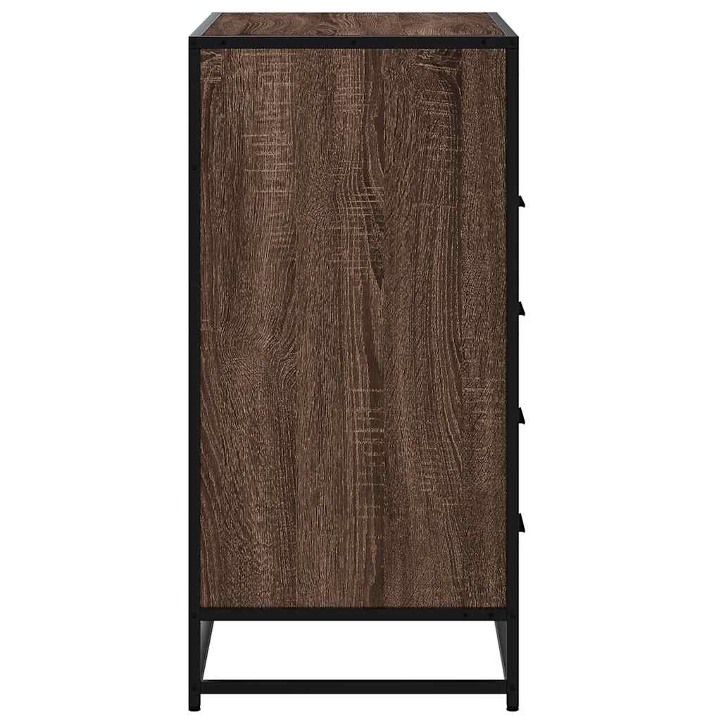 Stalčių spintelė Rudas ąžuolas 70x41x83,5 cm Inžinerinė mediena