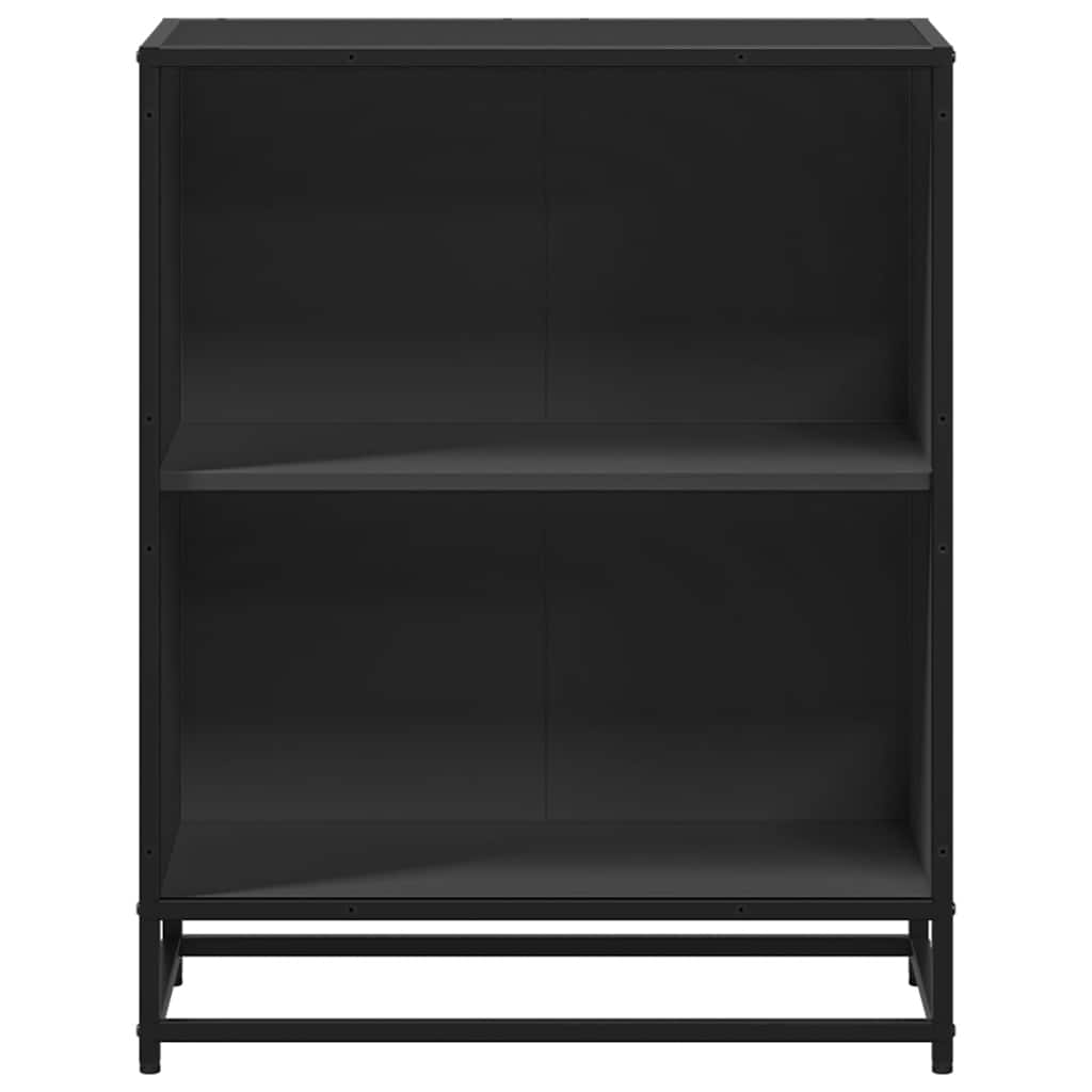 Black Book Cabinet 60x35x76 cm Engineered Wood