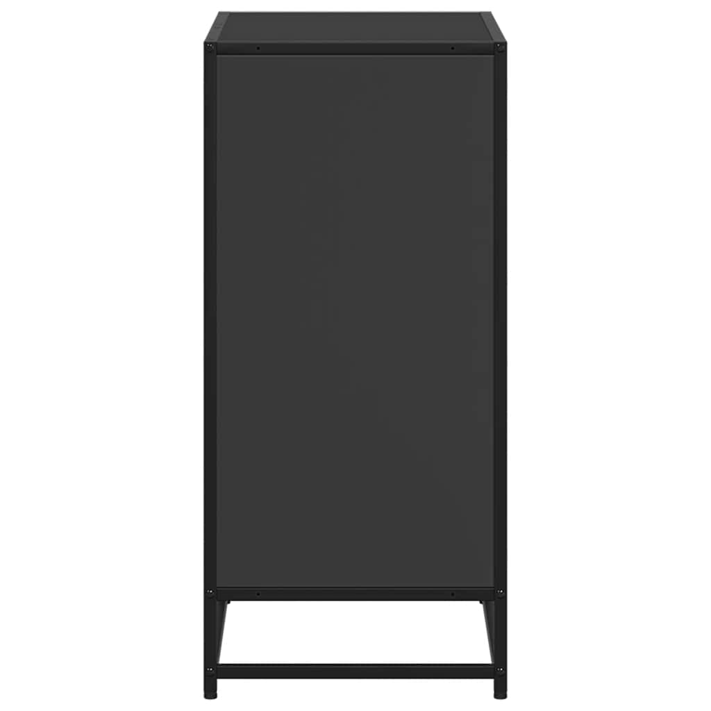 Black Book Cabinet 60x35x76 cm Engineered Wood