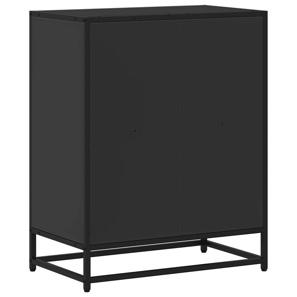 Black Book Cabinet 60x35x76 cm Engineered Wood