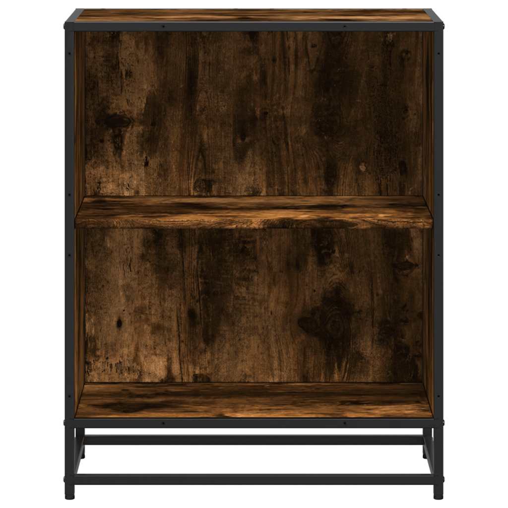 knygų spintelė rūkytas ąžuolas 60x35x76 cm inžinerinė mediena