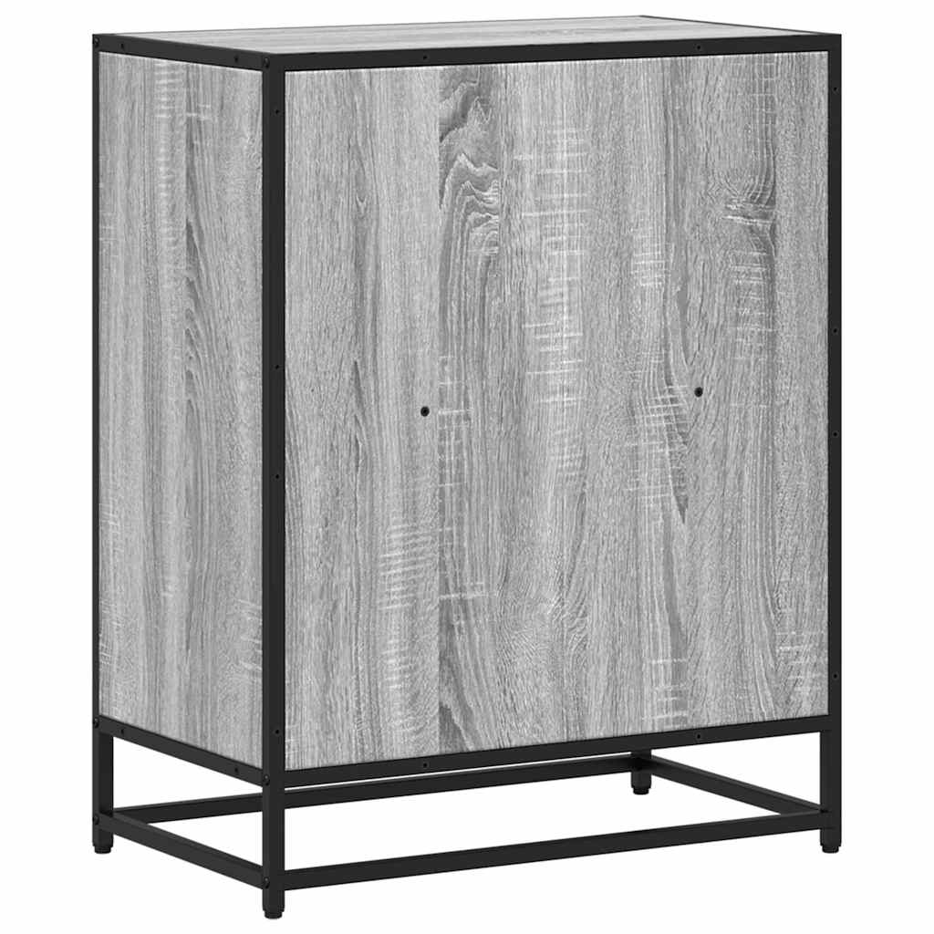 knygų spintelė Pilka Sonoma 60x35x76 cm Engineered Wood