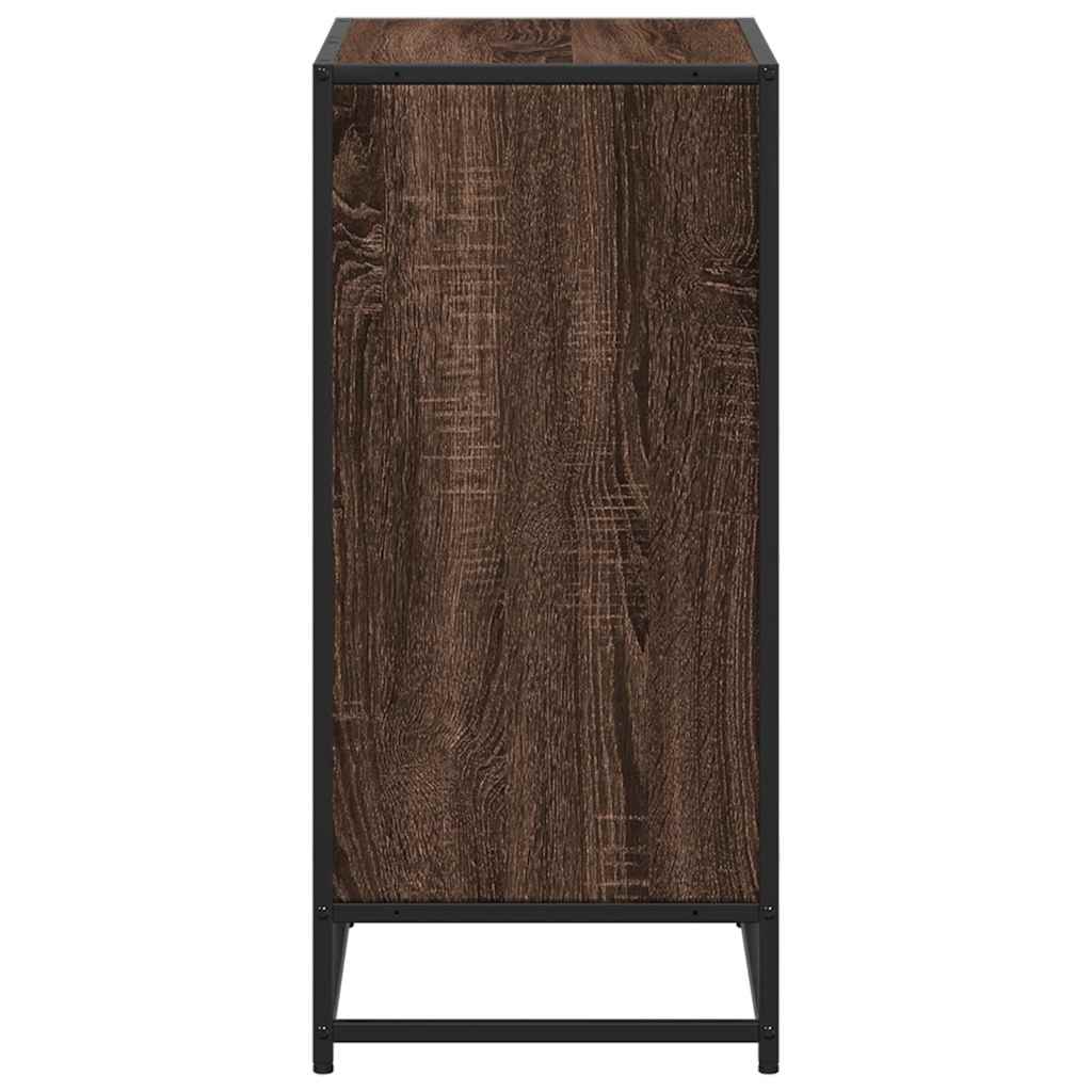 knygų spintelė Rudas ąžuolas 60x35x76 cm Inžinerinė mediena