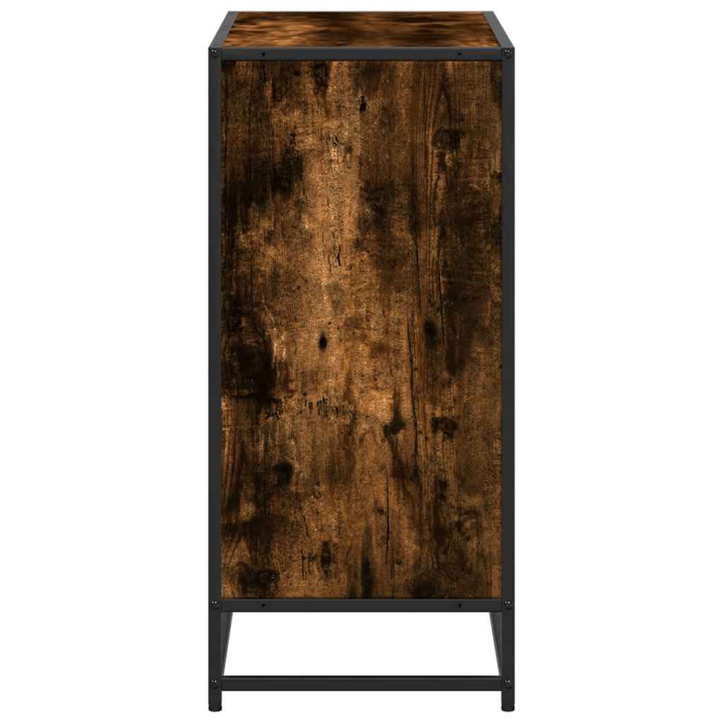 knygų spintelė rūkytas ąžuolas 80,5x35x76 cm inžinerinė mediena