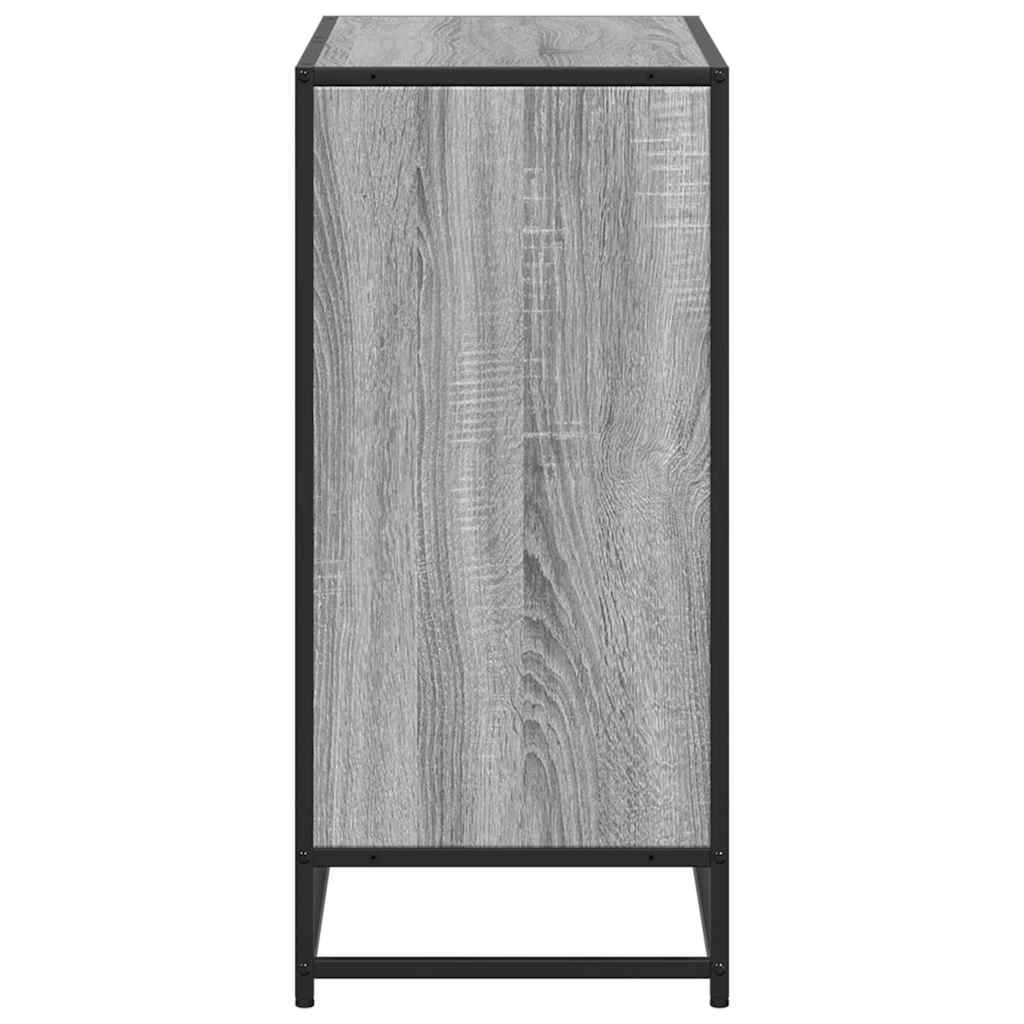 grāmatu skapis pelēka Sonoma 80,5x35x76 cm inženierijas koksne