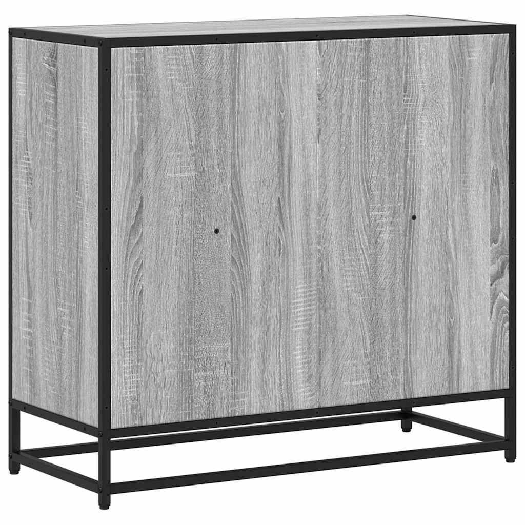 grāmatu skapis pelēka Sonoma 80,5x35x76 cm inženierijas koksne