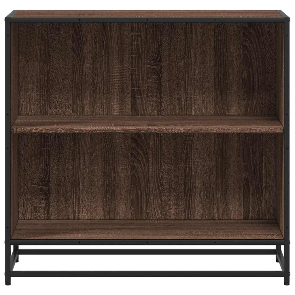 Bookshelf Brown Oak 80.5x35x76 cm Engineered Wood