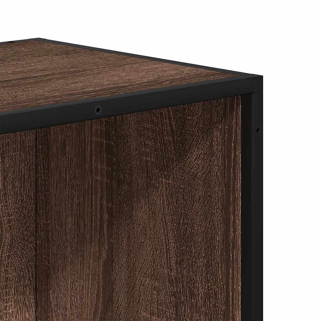 Bookshelf Brown Oak 80.5x35x76 cm Engineered Wood