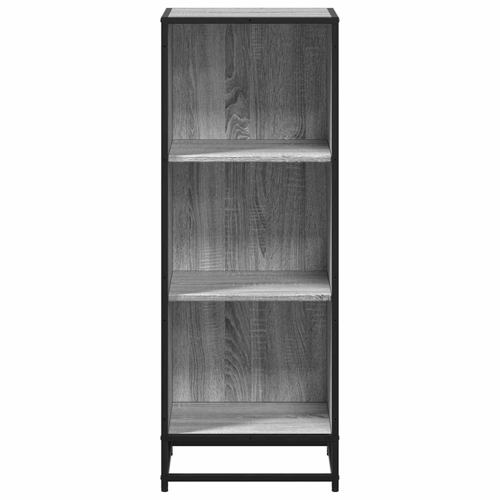 Grāmatu plaukts pelēks Sonoma 40x35x107,5 cm inženierijas koks