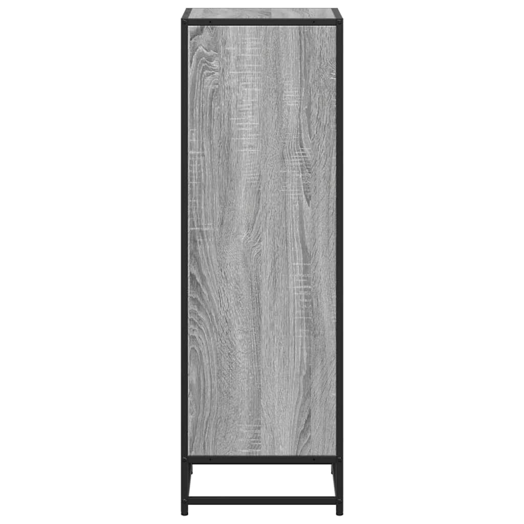 Grāmatu plaukts pelēks Sonoma 40x35x107,5 cm inženierijas koks