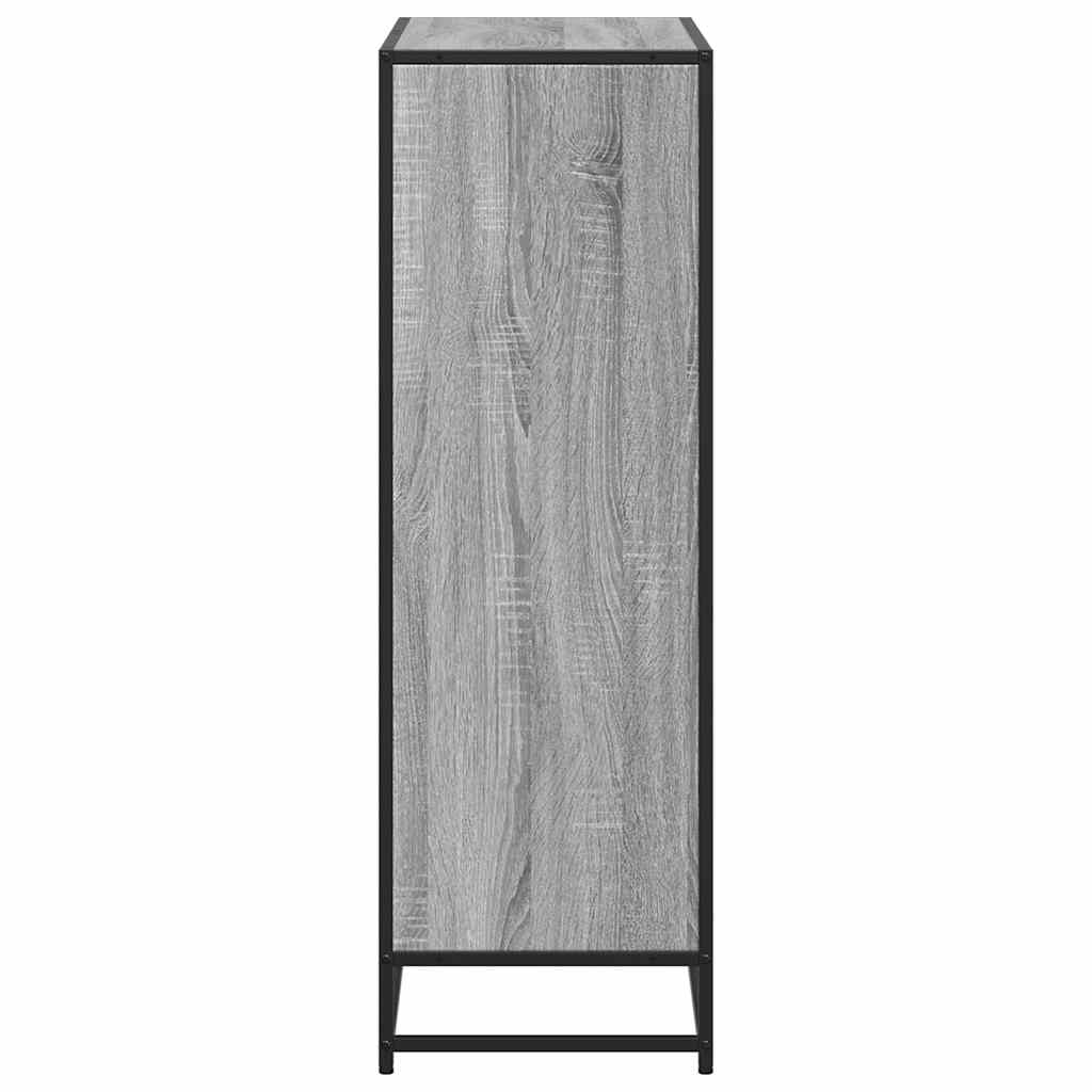 knygų spintelė pilka Sonoma 80,5x35x107,5cm inžinierinė mediena