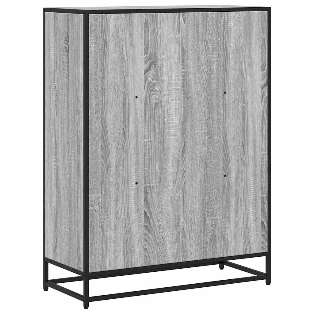 knygų spintelė pilka Sonoma 80,5x35x107,5cm inžinierinė mediena