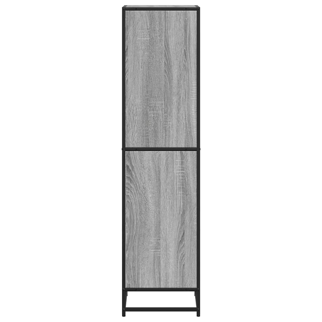 knygų spintelė Pilka Sonoma 40x35x139 cm Engineered Wood
