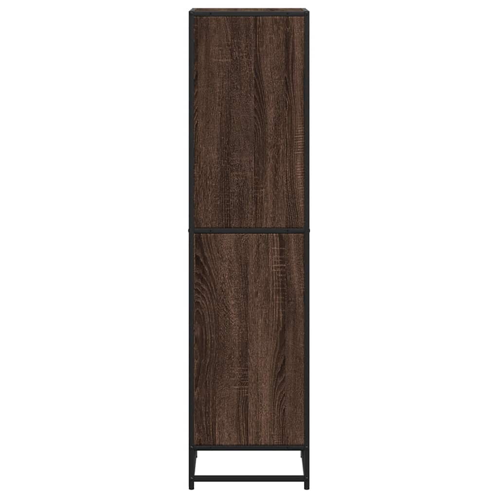 knygų spintelė Rudas ąžuolas 40x35x139 cm Inžinerinė mediena