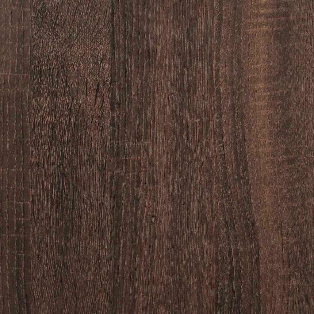 knygų spintelė rudas ąžuolas 65,5x33x107,5cm inžinerinė mediena
