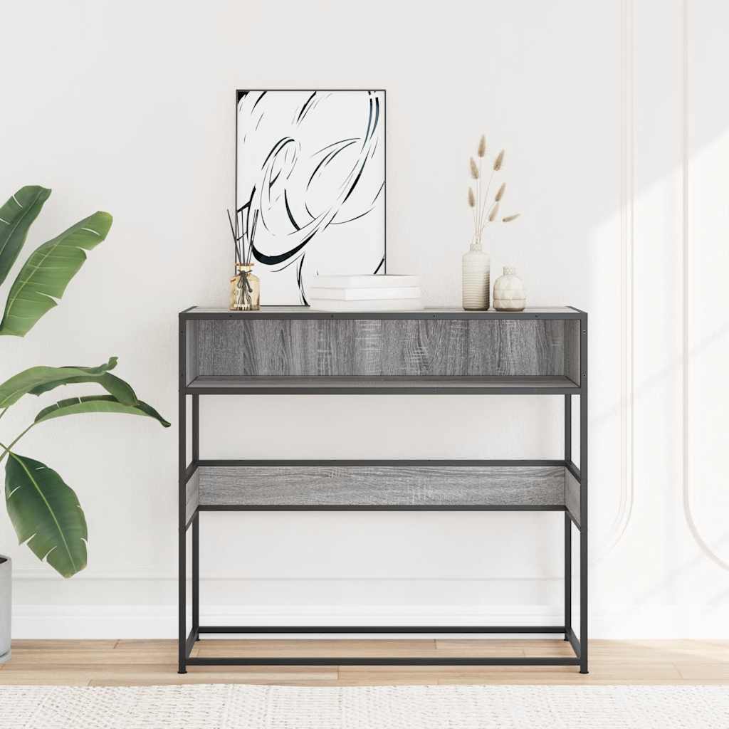 Konsolinis staliukas, sonomas ąžuolo, 90x35x80cm, mediena