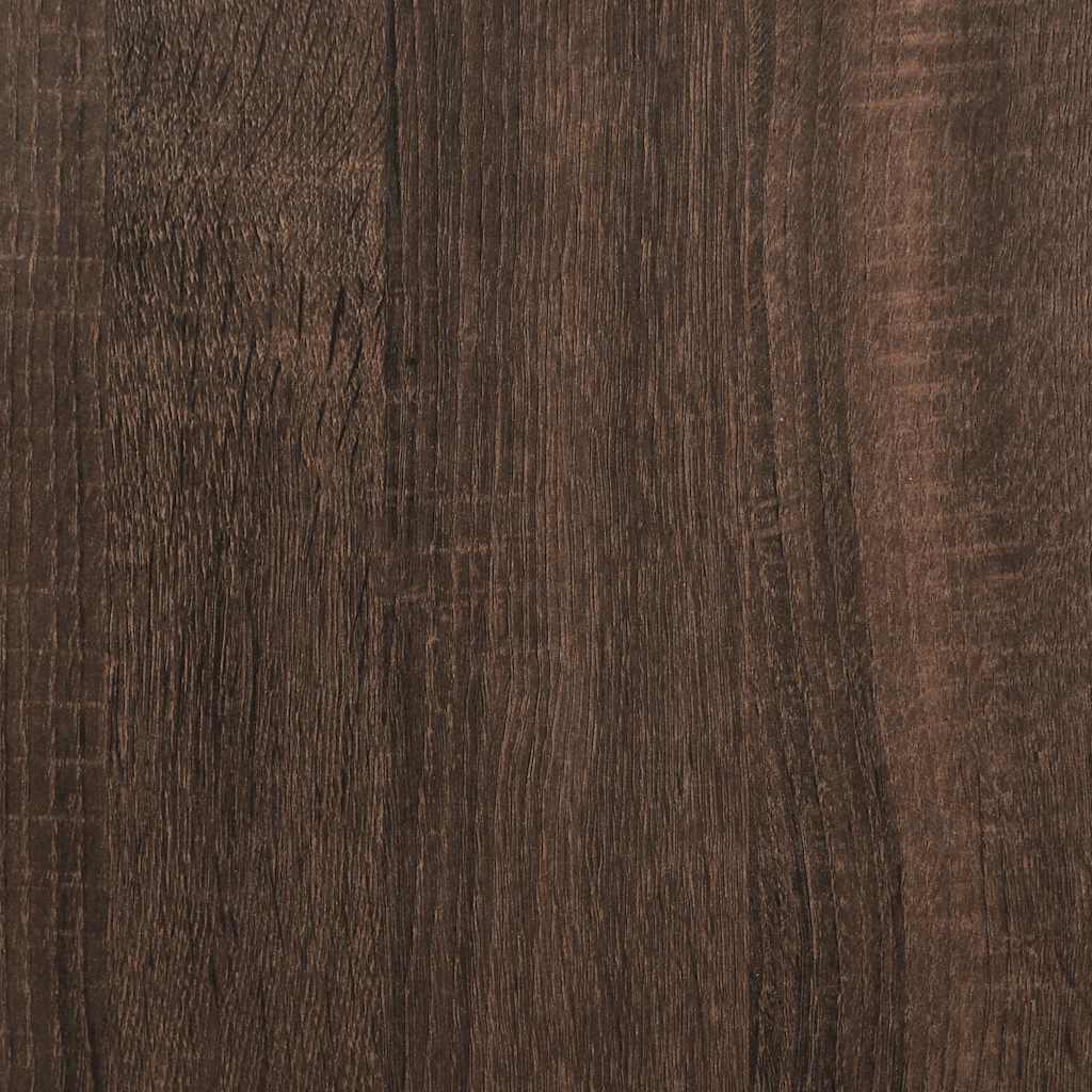 Konsolinis staliukas, rudas ąžuolo, 90x35x80cm, mediena