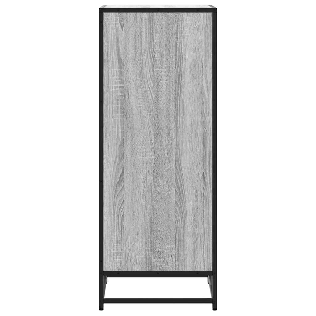 batų lentyna pilka Sonoma 48x38x97,5 cm inžinierinė mediena