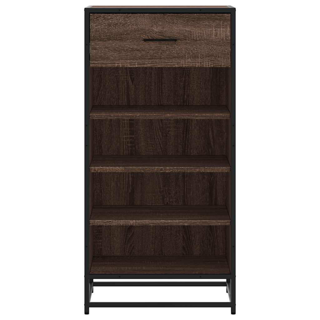 Batų lentyna Rudas ąžuolas 48x38x97,5 cm Inžinerinė mediena