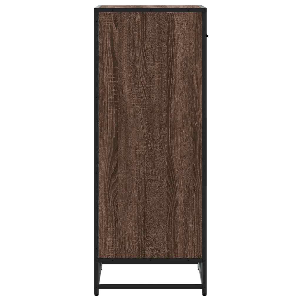 Batų lentyna Rudas ąžuolas 48x38x97,5 cm Inžinerinė mediena