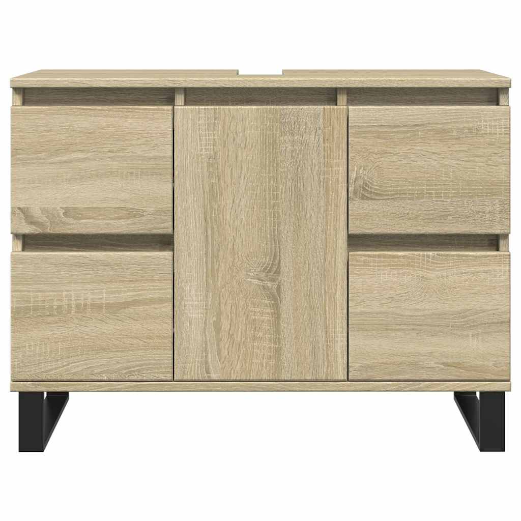 Bathroom cabinet, sonoma oak, 80x33x60cm, wood