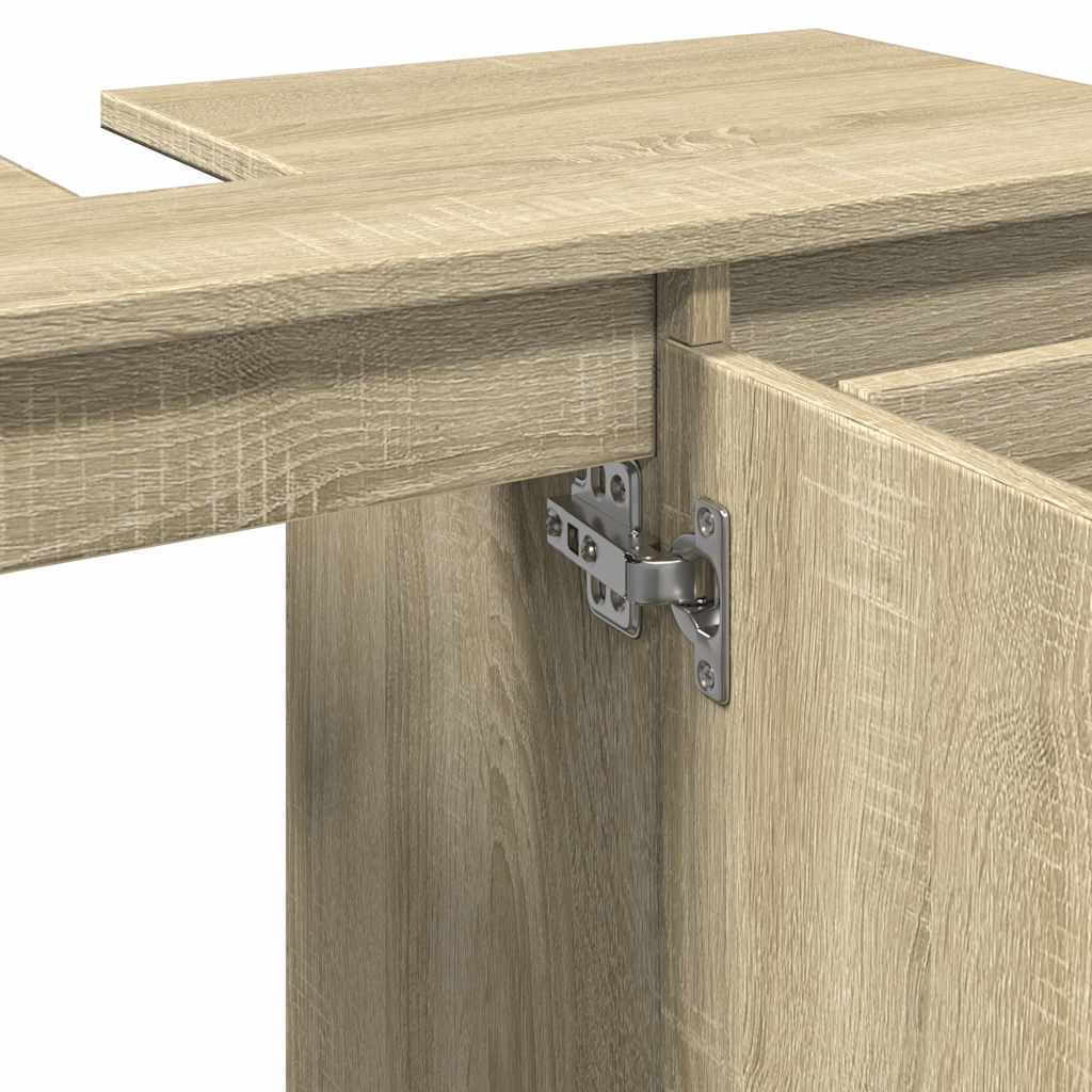Bathroom cabinet, sonoma oak, 80x33x60cm, wood