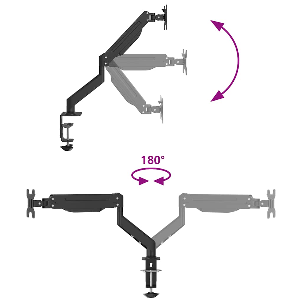 single monitor arm, for max 27-inch screen