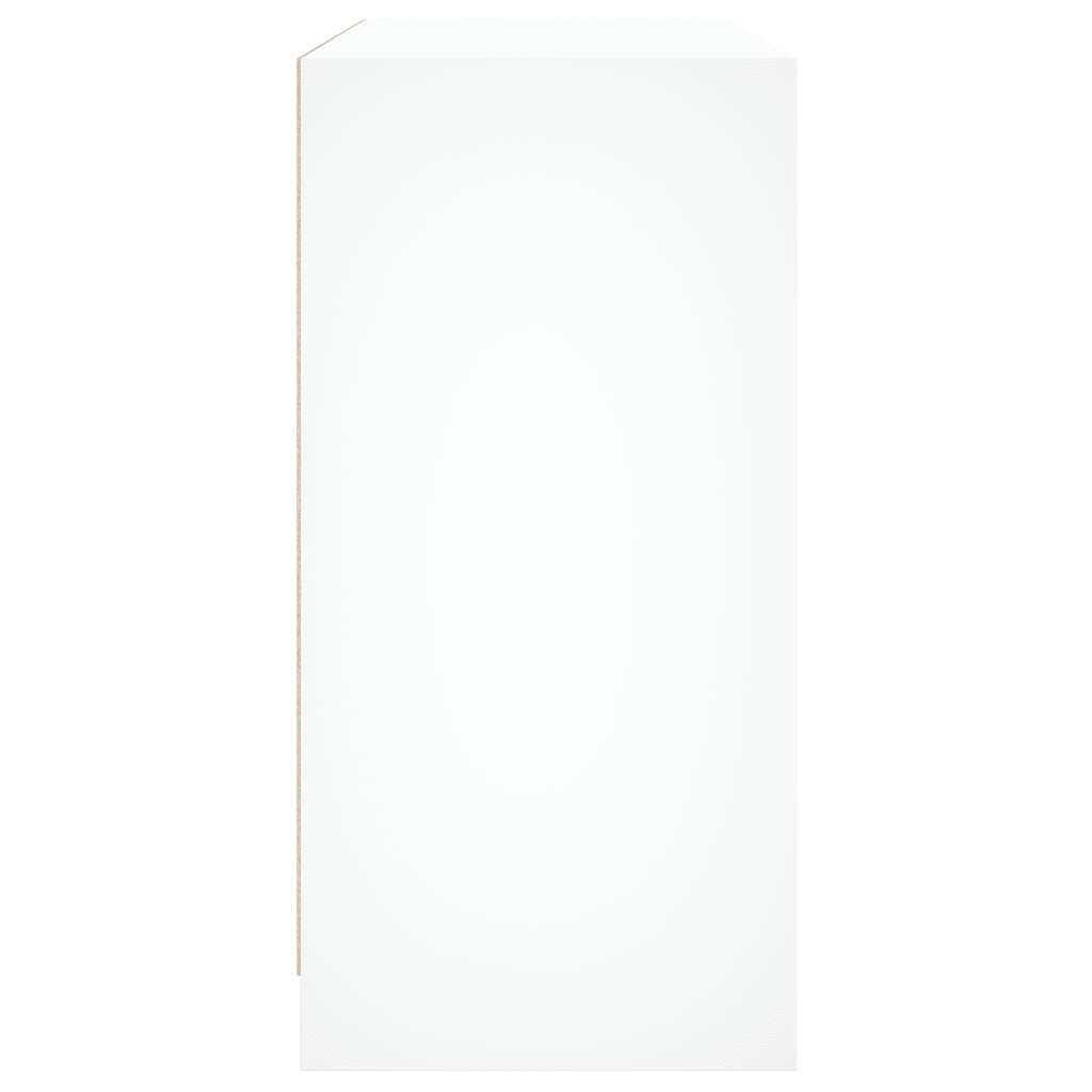 Sideboard, white, 102x37x75.5 cm, engineered wood