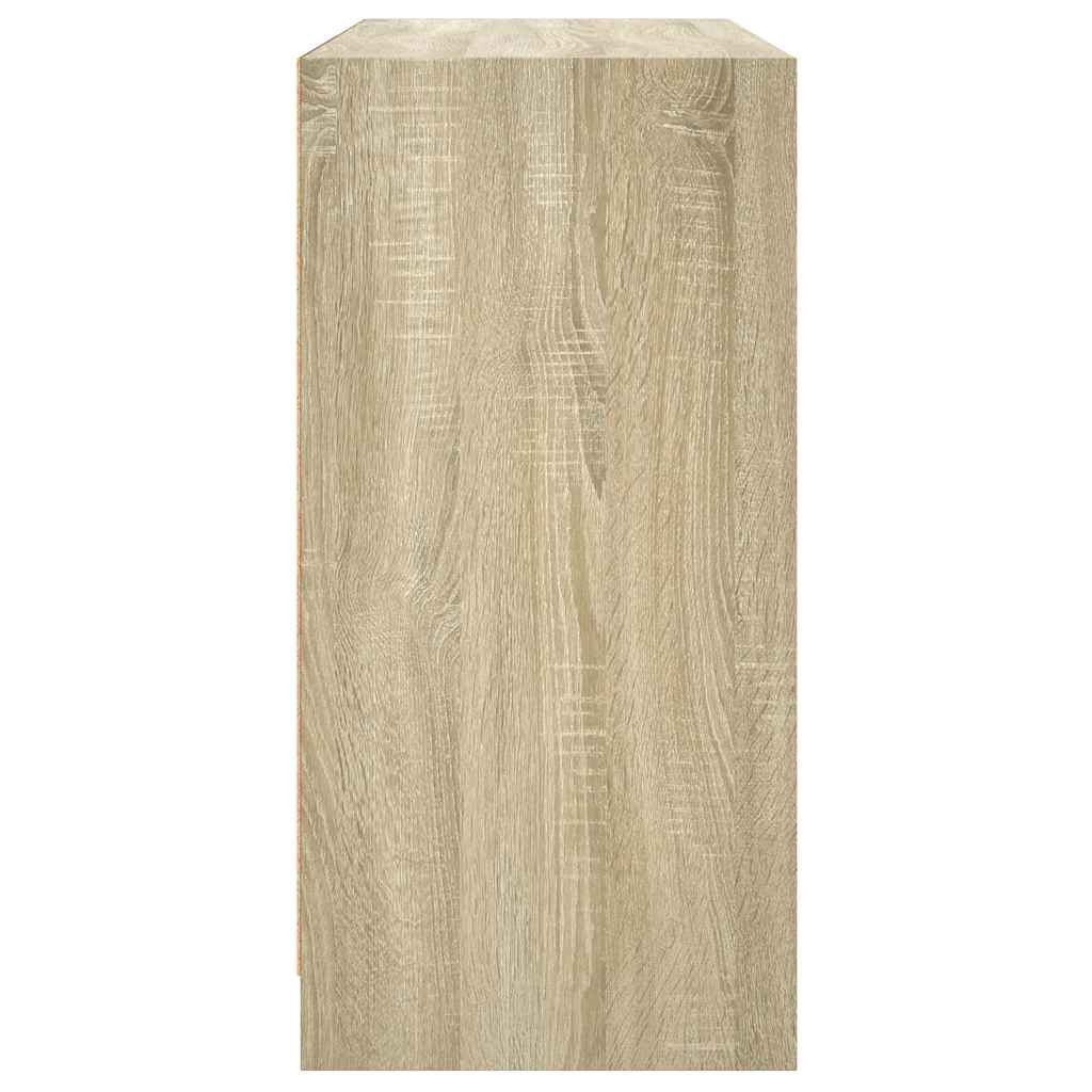 Sideboard, Sonoma oak, 102x37x75.5cm, engineered wood