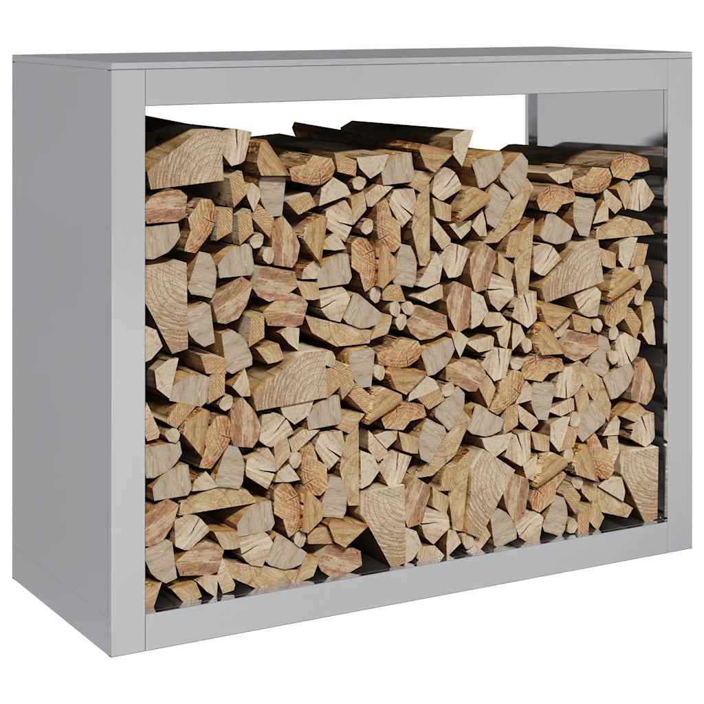 Firewood rack, 100x40x80cm, galvanized steel