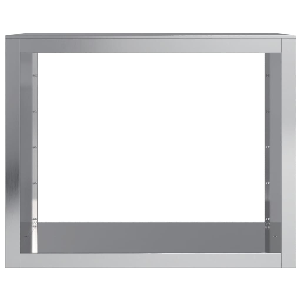 Firewood rack, 100x40x80cm, galvanized steel
