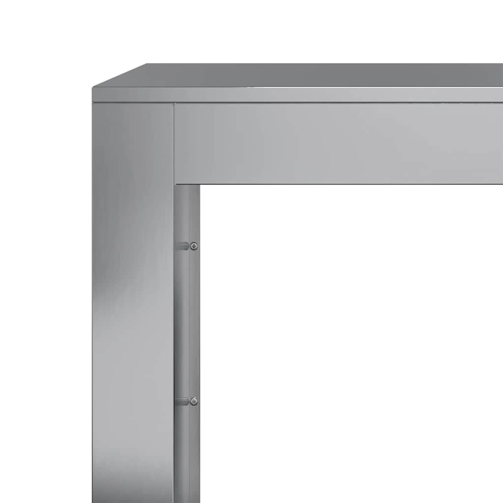 Firewood rack, 100x40x80cm, galvanized steel