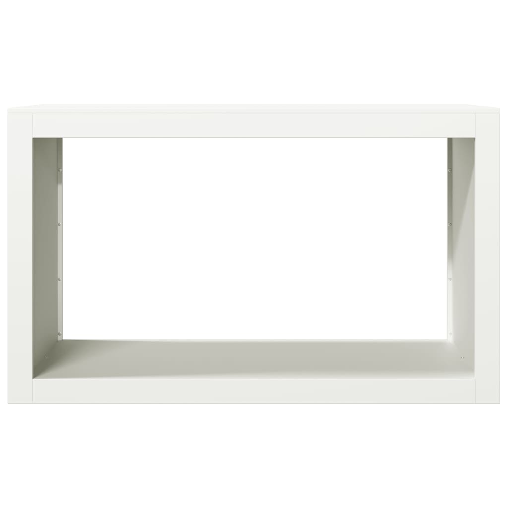 Firewood rack, white, 100x40x60cm, steel