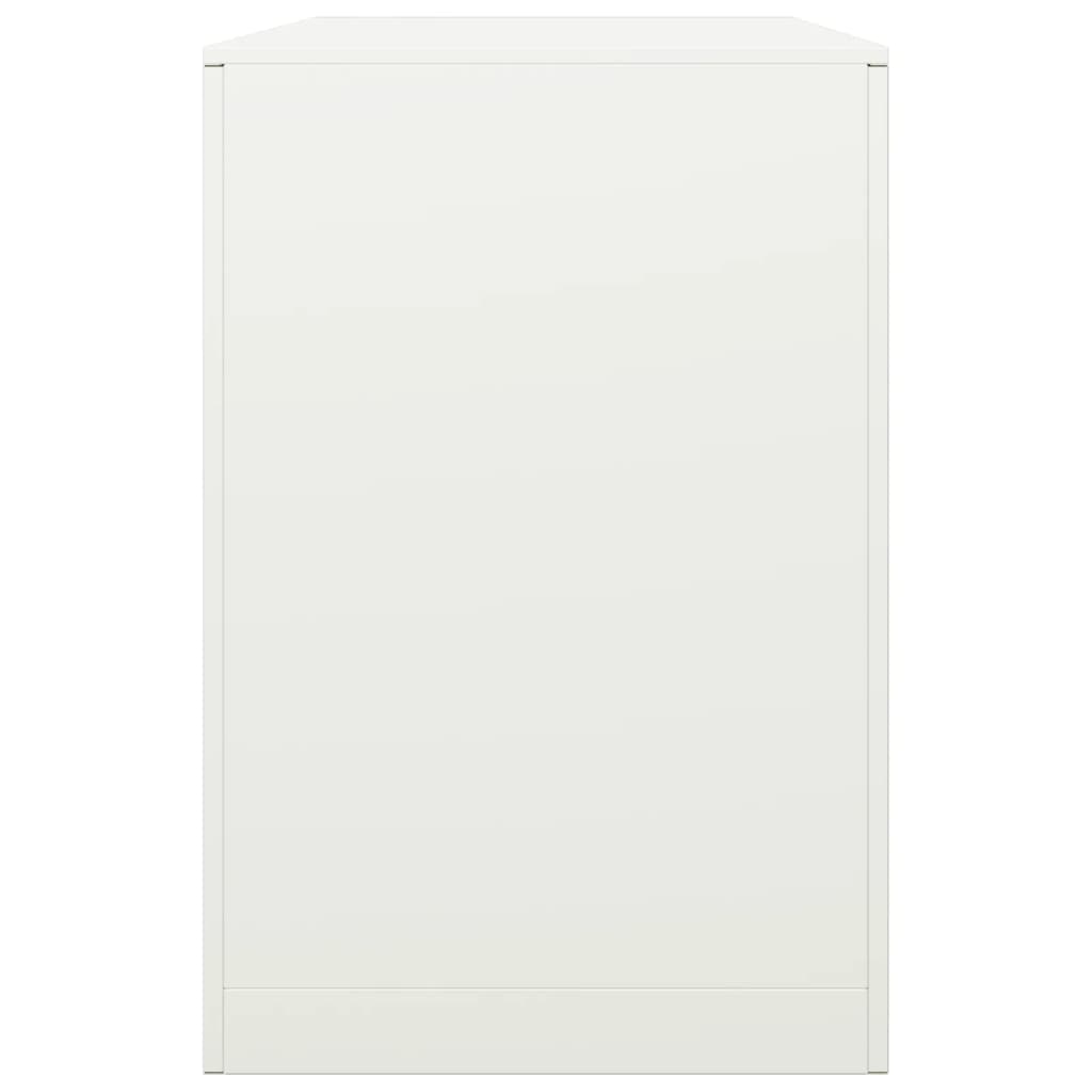 Firewood rack, white, 100x40x60cm, steel