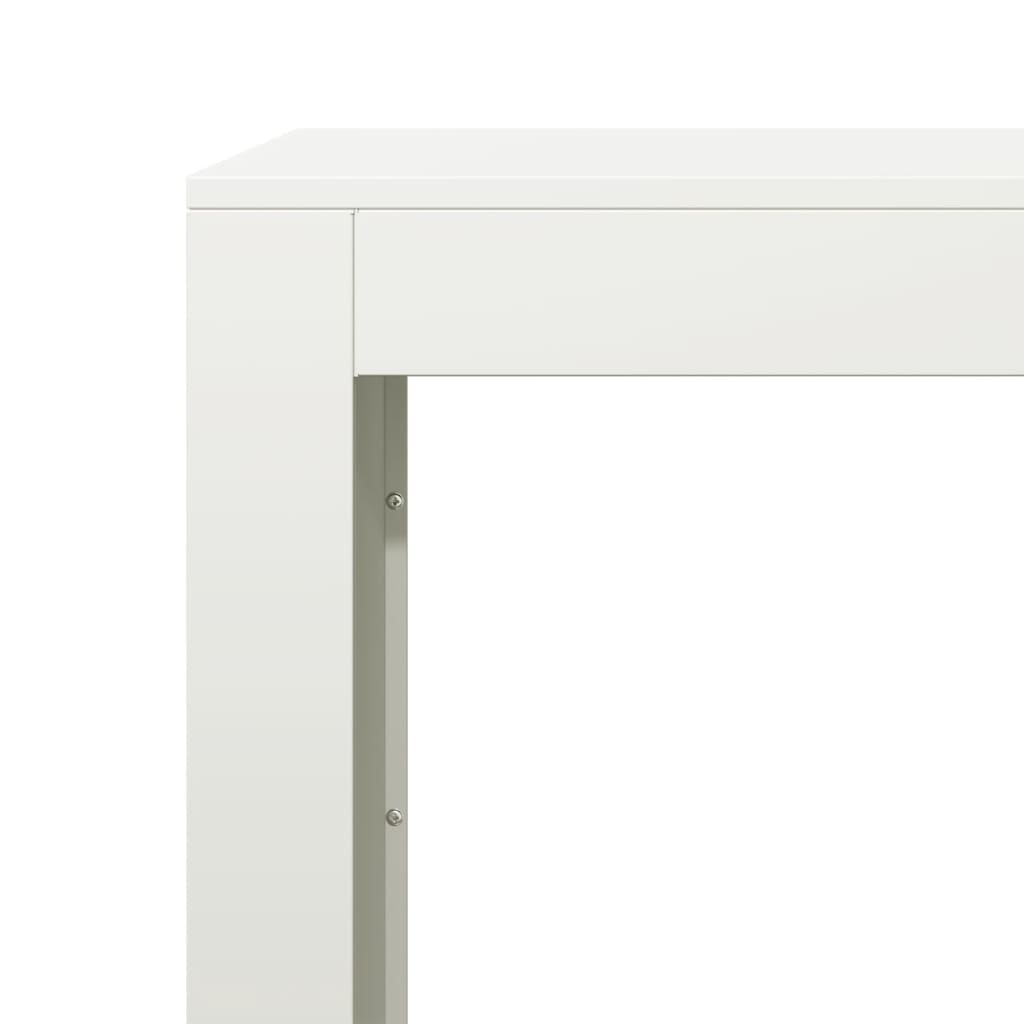 Firewood rack, white, 100x40x60cm, steel